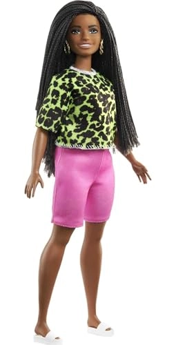 Barbie Fashionistas - Long Braids Neon Look Ages 3+