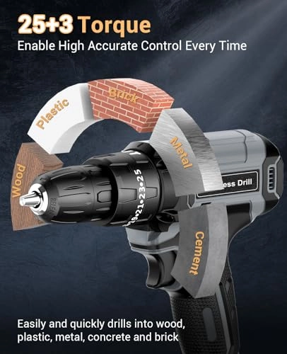 Cordless Drill Driver - 2000 Milliamp Hours