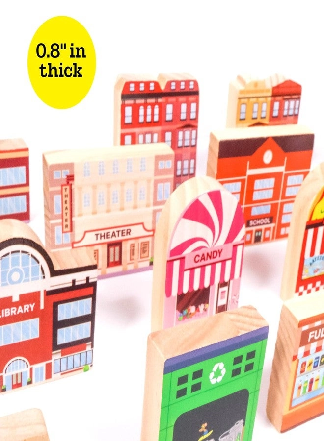 Wooden City Play Set - 20pcs