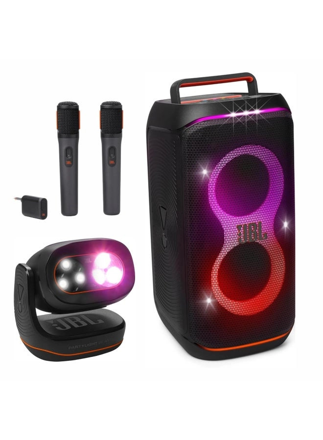 JBL PartyBox Club 120 - Wireless + Digital microphones + PARTYLIGHT BEAM - Bluetooth projection