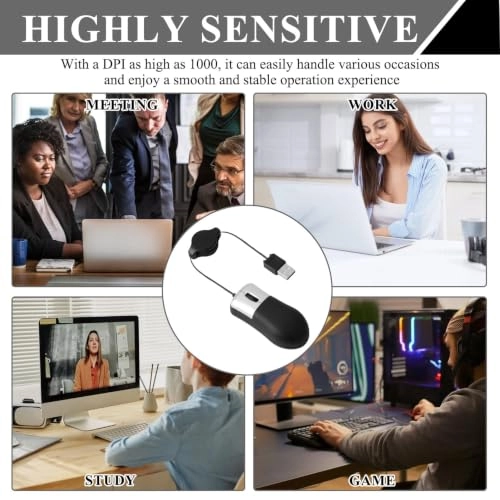 Travel Mouse for Laptop123 - USB-C