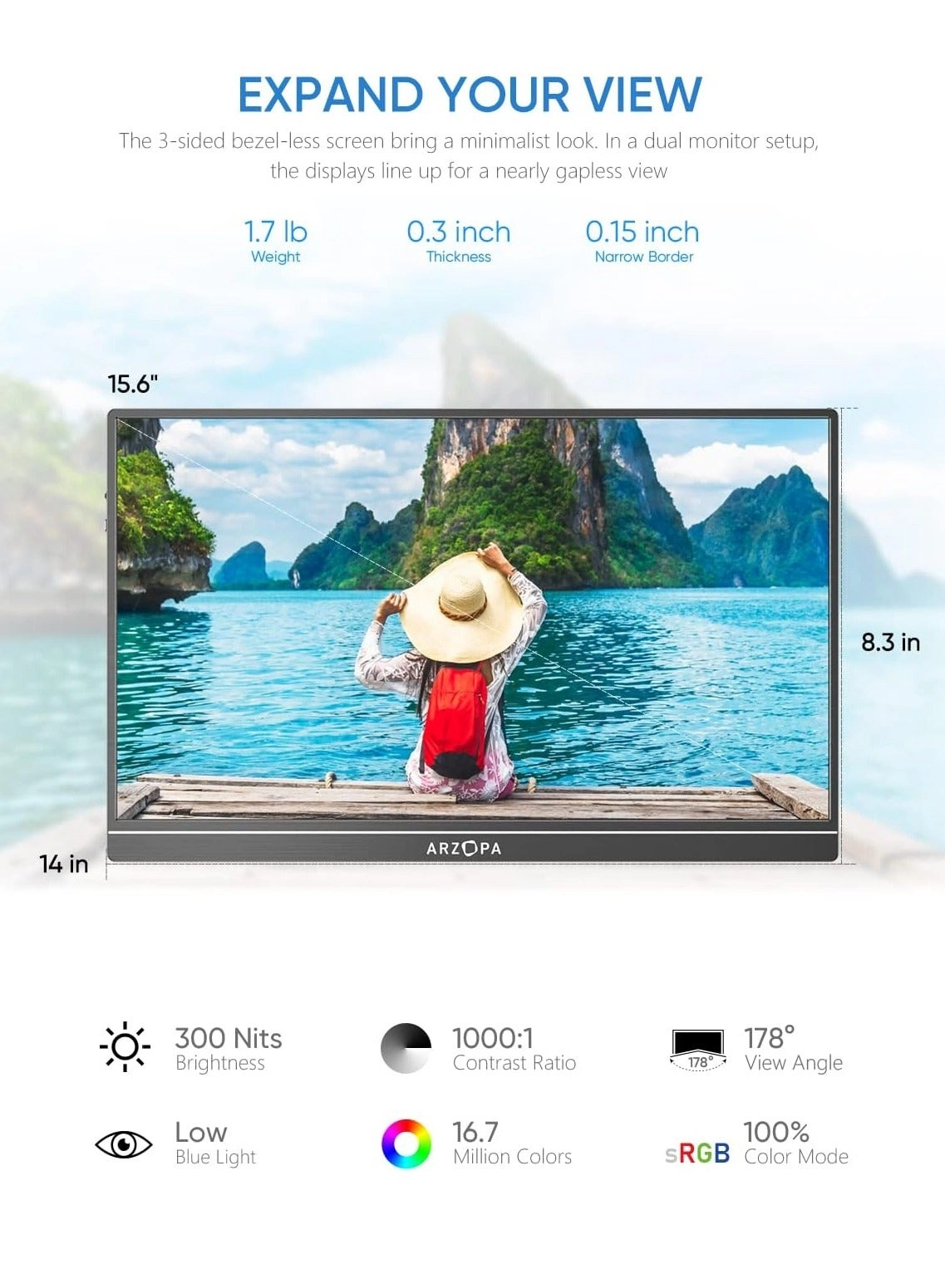 S1 Table - 15.6 in 1080x1920