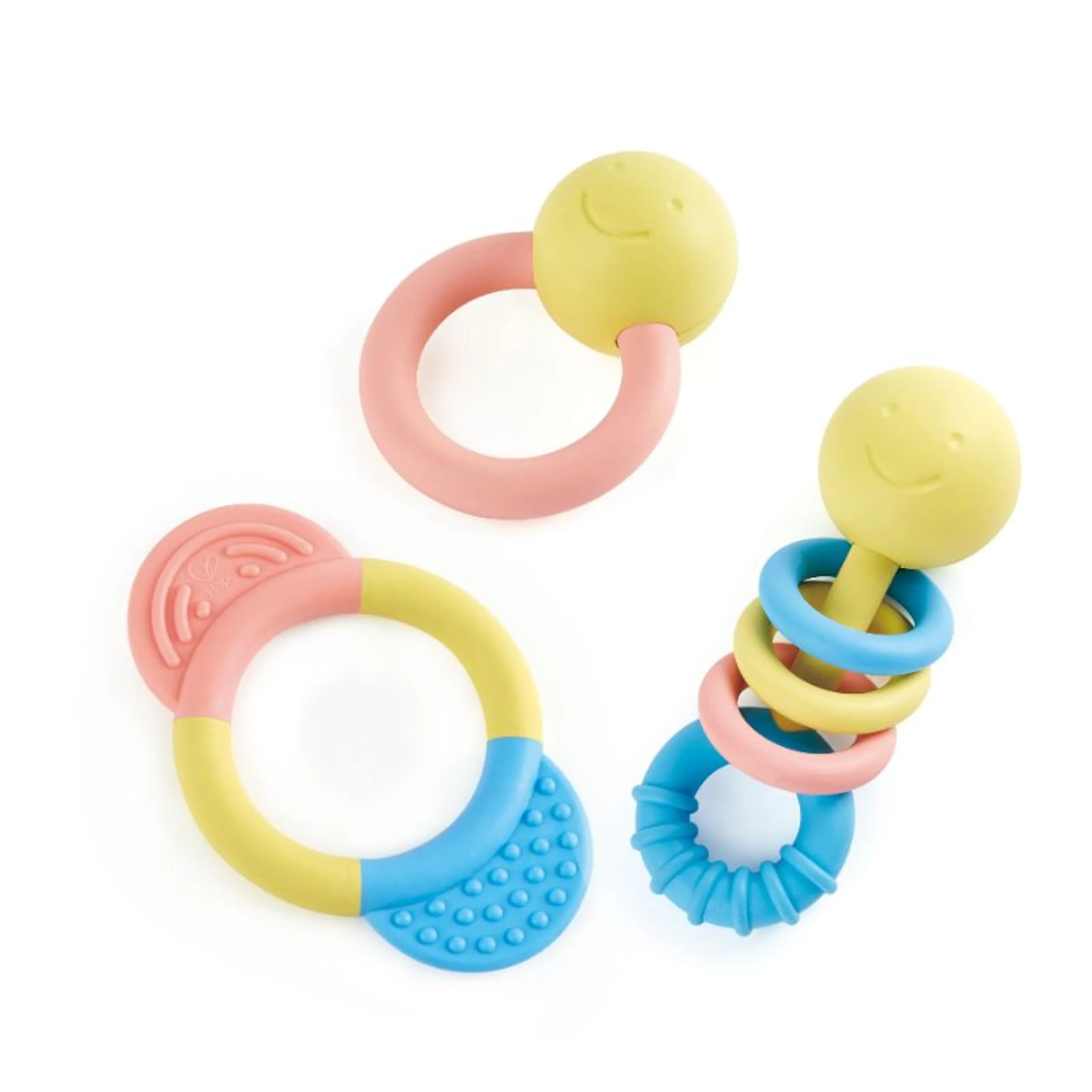 Rattling Rings Teether - rice-based material