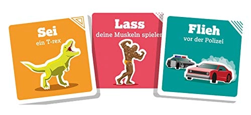 Exploding Kittens: On a Scale from One to T-rex - Card Game (German)