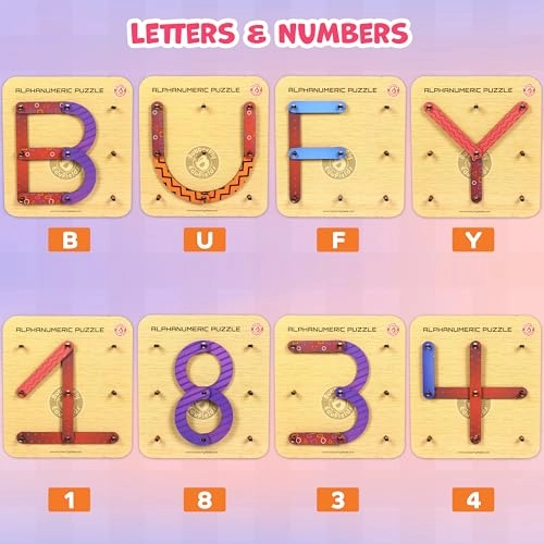 Wooden Alphabet Puzzle - 3 years and up 26 pieces