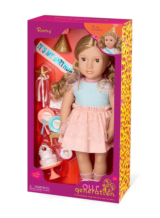 Our Generation Romy Doll Playset - 18-inch Ages 3+