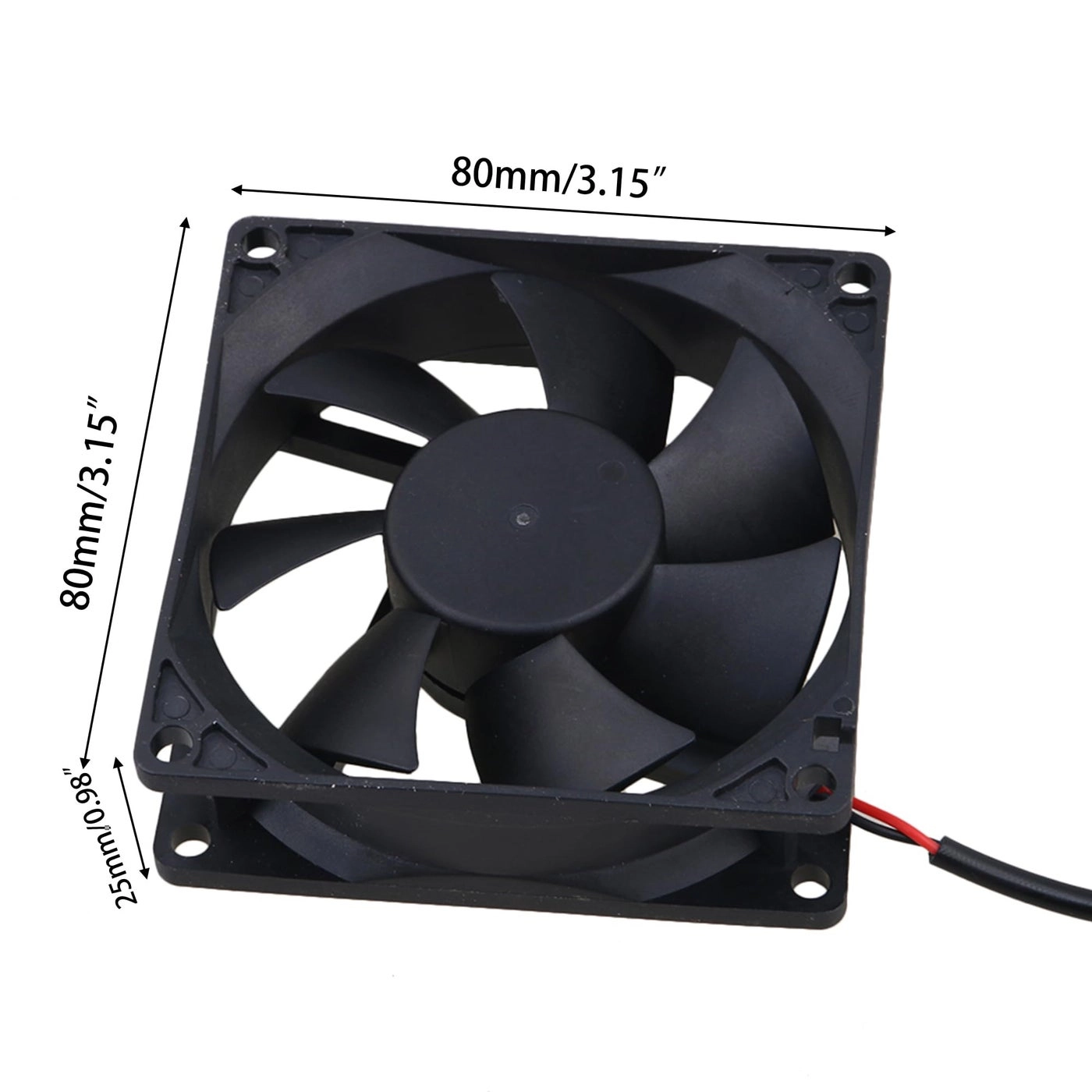 Computer Cooling Fan - 5V USB Silent Black
