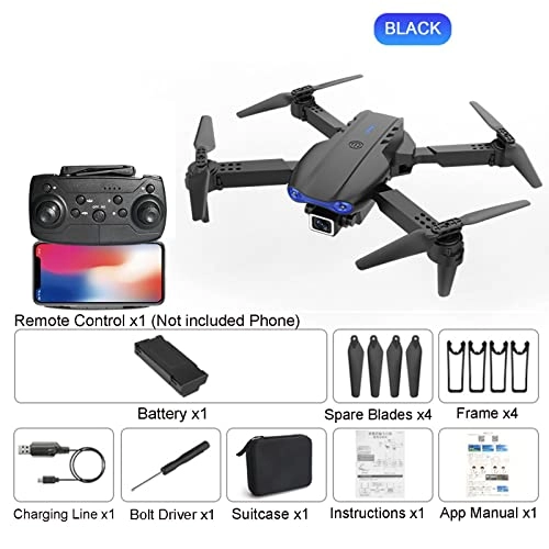 Mini-Drone WiFi FPV Smart RC UAV - Foldable, 1800mAh Battery, 20 Min Flight Time