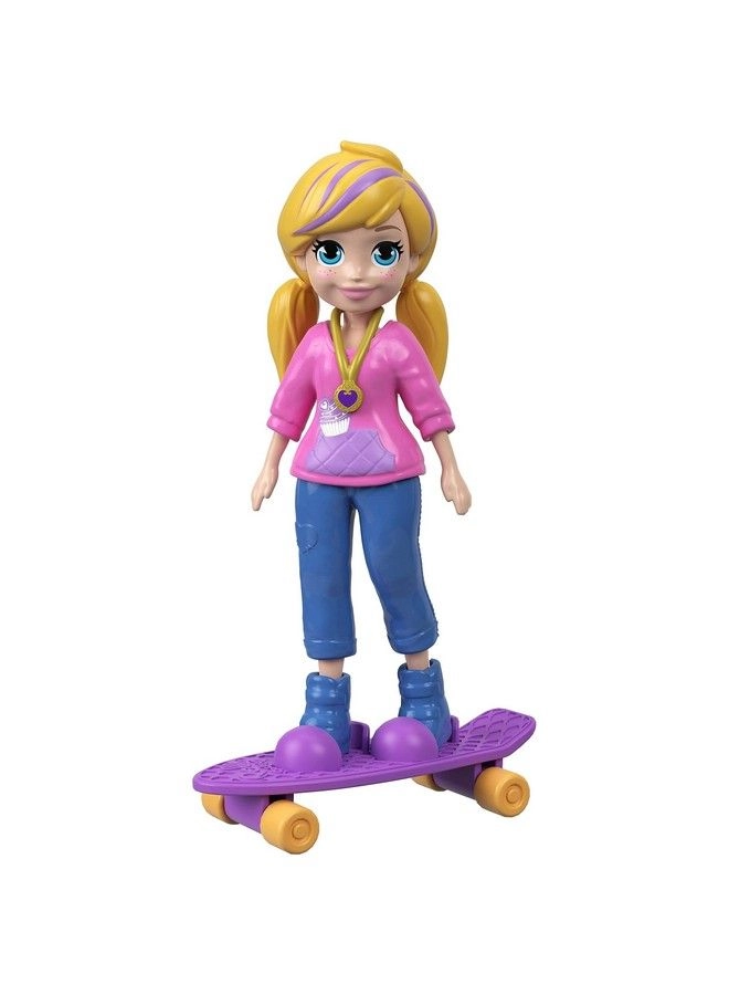 Doll - 3" Iconic Outfit Clip On Skateboard