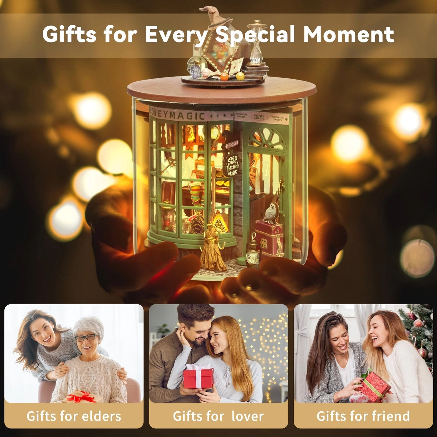 Dollhouse Miniature DIY House Kit - Dream Bottle Series 1:32