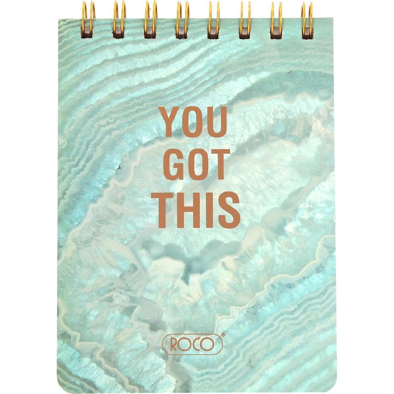 Memo Notebook A7 Spiral - Lined 60 Sheets