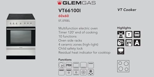 VT66100I Electric Cooker