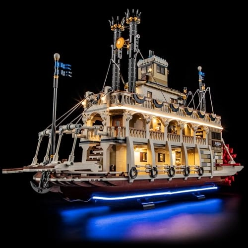 LED Light Kit for LEGO River Steamboat 21356 - Plastic 1