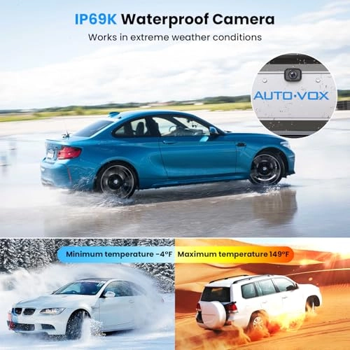 Magnetic Solar Wireless Backup Camera - Night Vision Wireless 1080P