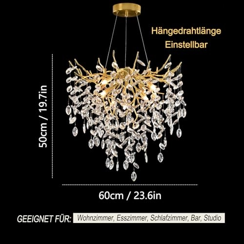 Crystal Chandelier - 60 CM G9