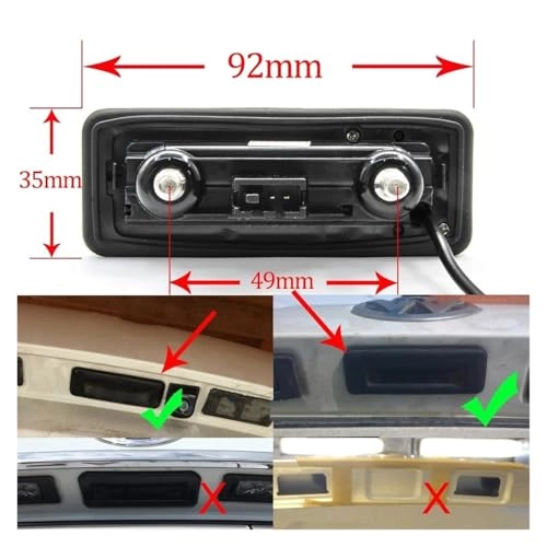 Rear View Camera - Night vision Universal RCA Connector 720P