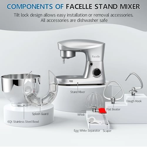 Stand Mixer - 6 Quarts 300 watts
