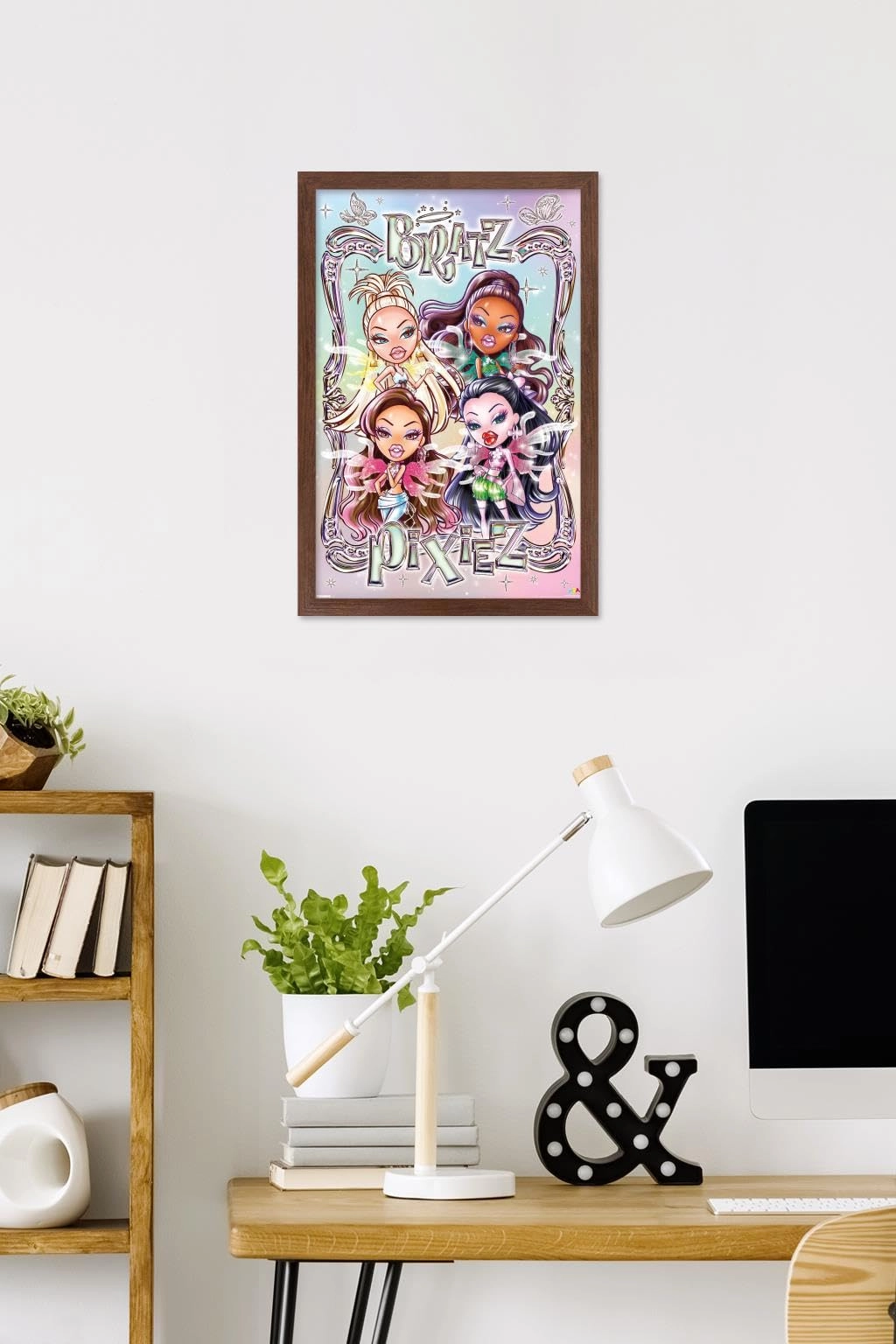 Pixiez Wall Poster - Paper 22.4"L x 14.7"W