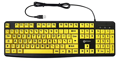 Wired Alphanumeric Keyboard - UK Wired