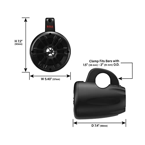 BM40AMPBT - 4 Inches 500 Watts