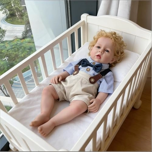 Liam Reborn Baby Doll - 20 inch Vinyl Boy Blonde Hair Ages 3+