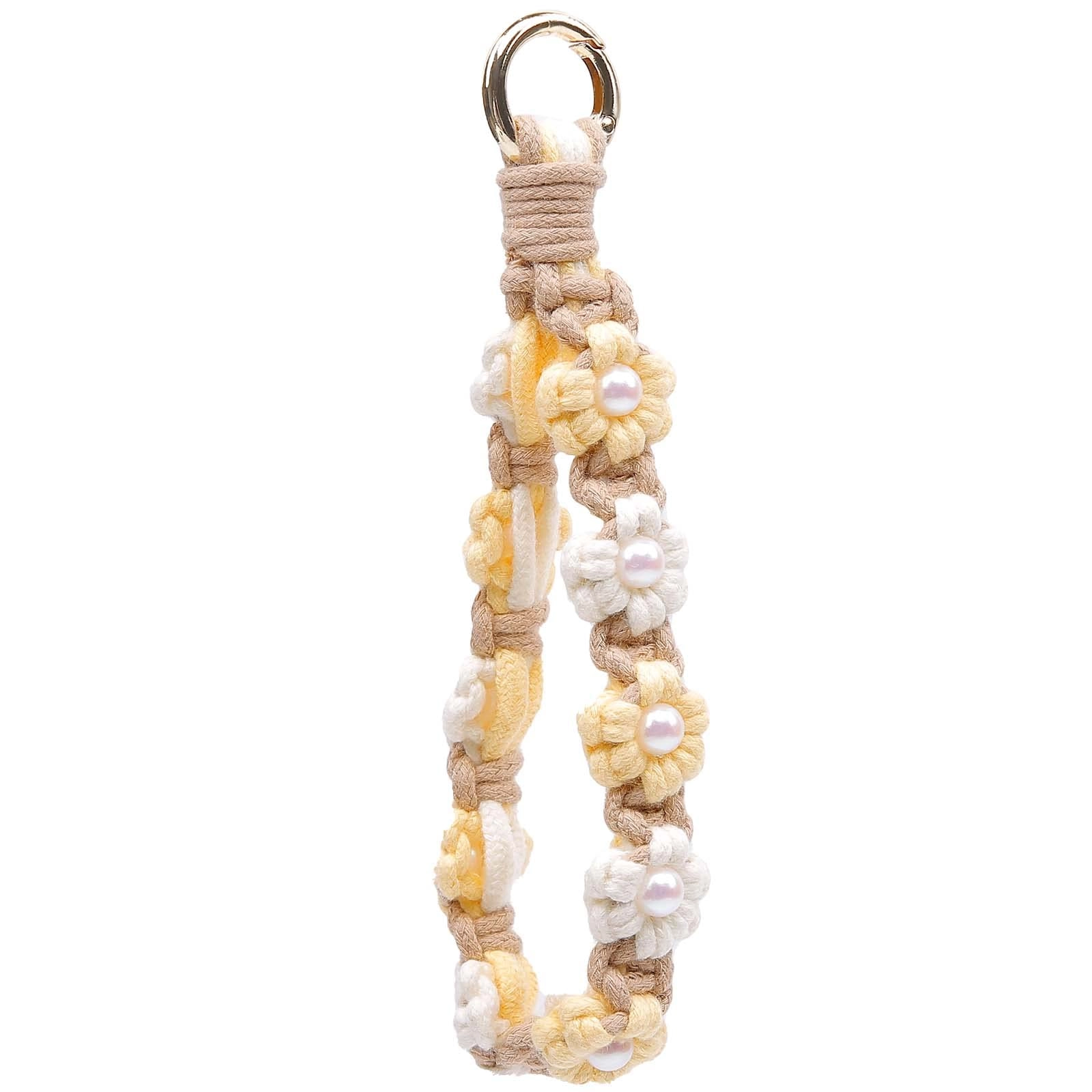 Boho Macrame Keychain - Car