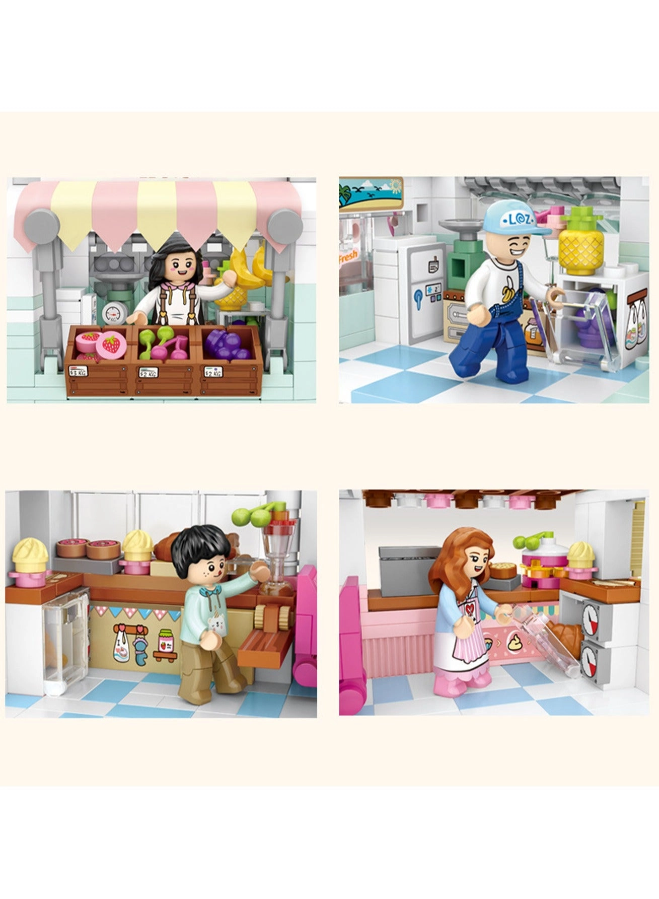 Dessert Car Model - 582 pcs