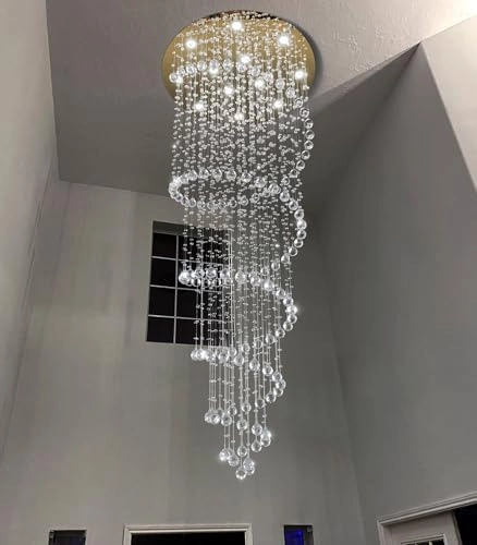 Crystal Glam Chandelier - 2700K-6000K Dimmable