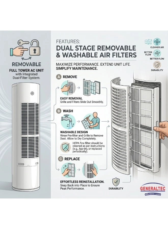 Standing Air Conditioner - 3000 W
