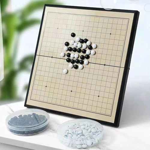Go Game Set - Magnetic Foldable Yellow+Black