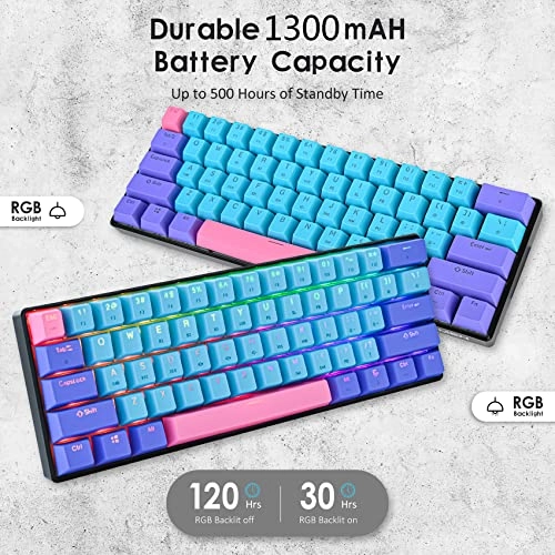 60% Mechanical Gaming Keyboard - Wireless