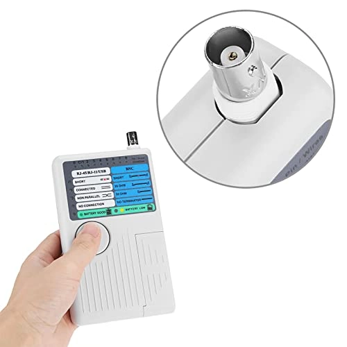 4 in 1 Network Cable Tester - RJ-45 RJ-11 USB BNC Test from 2 remote points