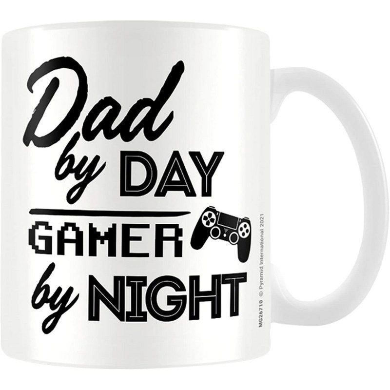 PYRAMID Dad By Day Gamer By Night Mug - 312 ml