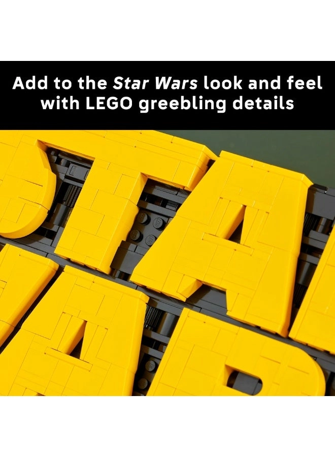 Star Wars Brick-Built Logo (75407)