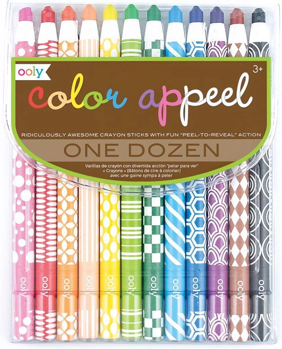 OOLY Color Appeel Crayons - 12 Pcs