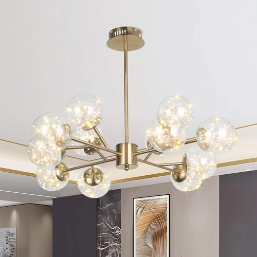 Sputnik Chandelier - 12-Light 72W