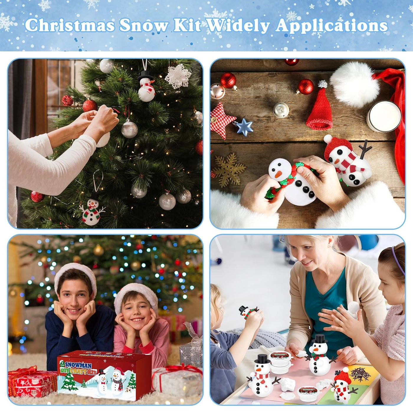 Modeling Clay Snowman Kit 9 Pack