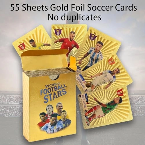 World Cup 2024 Football Star Cards - 55pcs