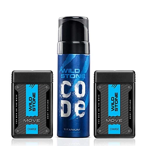 Charge Pocket Perfume + Titanium Body Perfume - Spray 3 piece(s)