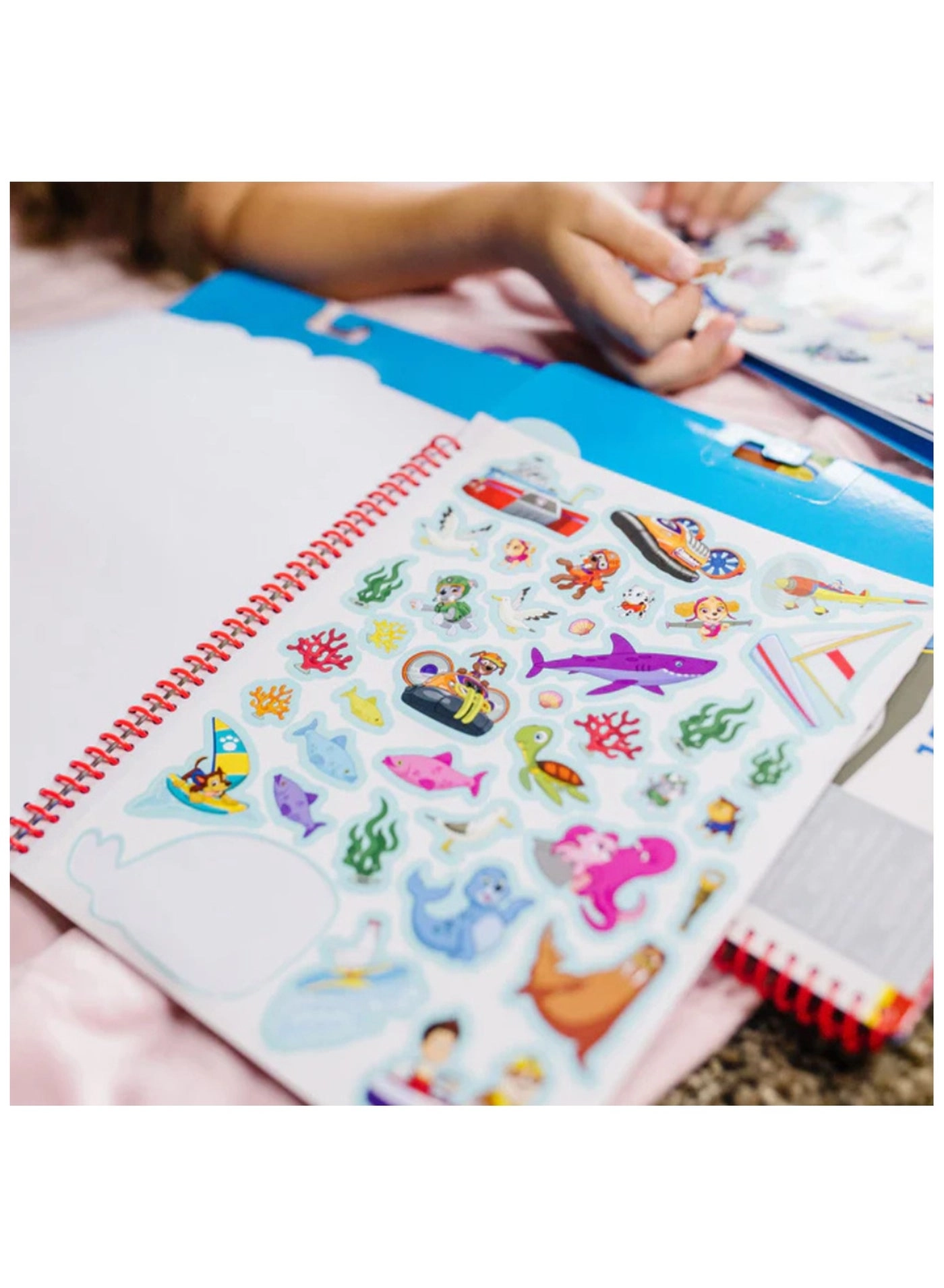 PAW Patrol Restickable Stickers Flip-Flap Pad - 5 pages 130 piece(s)