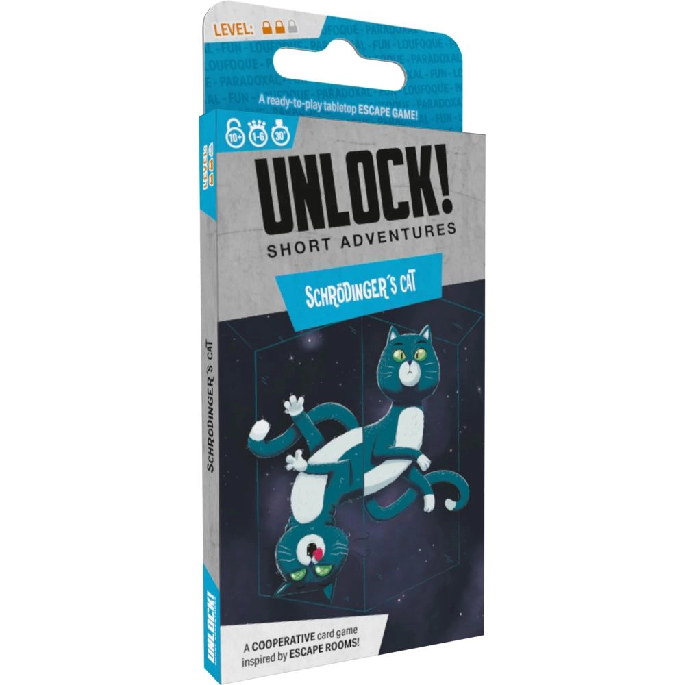 Space Cowboys Unlock! Short Adventures 8 Schrodingers Cat - Card Game