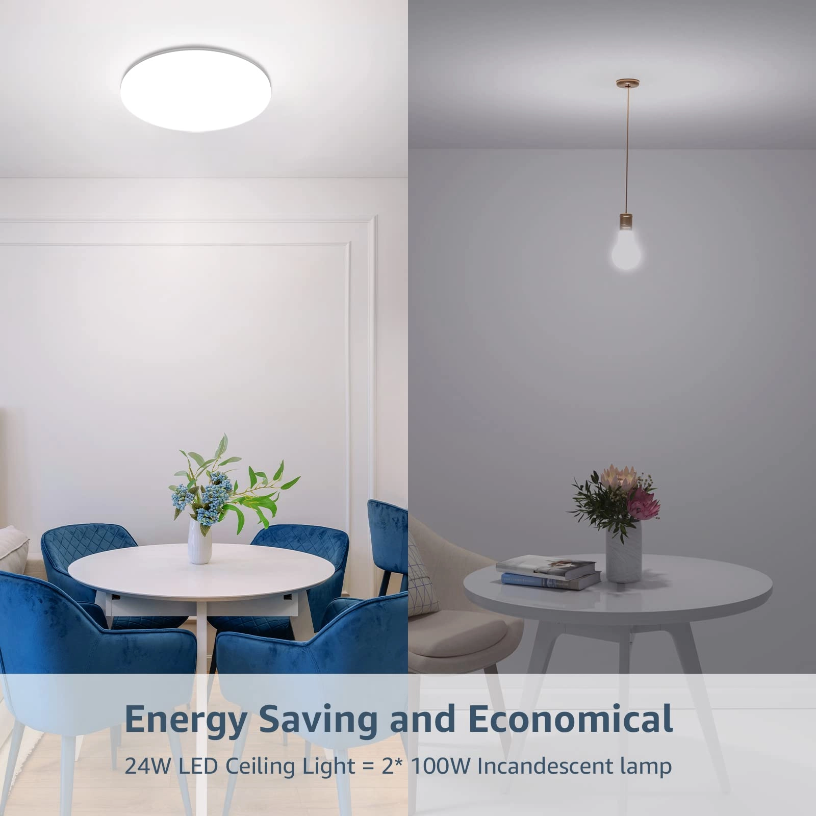 LE 24W Flush LED Ceiling Light - 5000K
