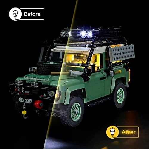 LED Light (10317) - for Land Rover Classic Defender 90 Green