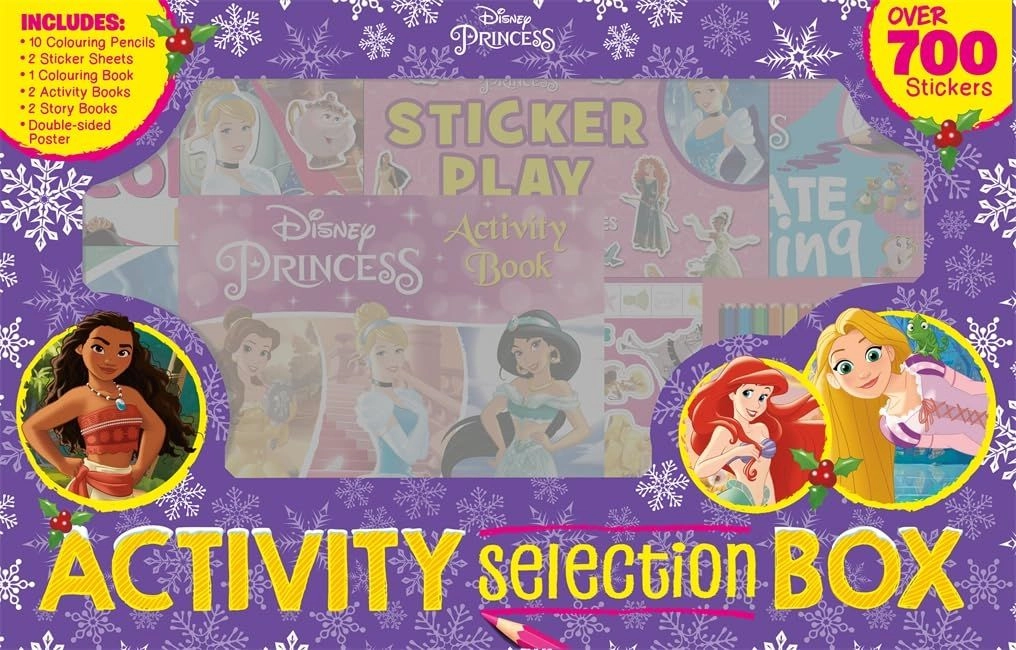 Igloo Books Disney Princess Story Activity Selection Box - 3+ years