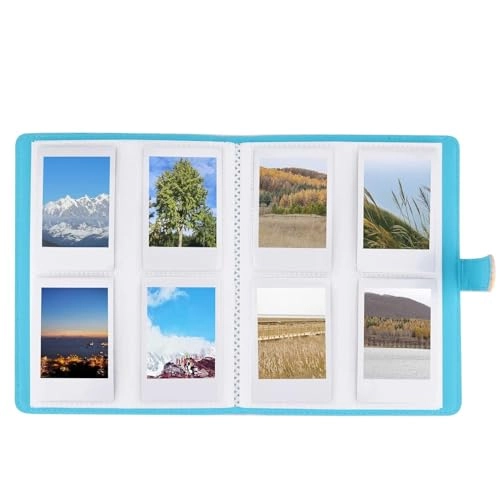 2x3" 128 Pockets PU Leather Photo Album