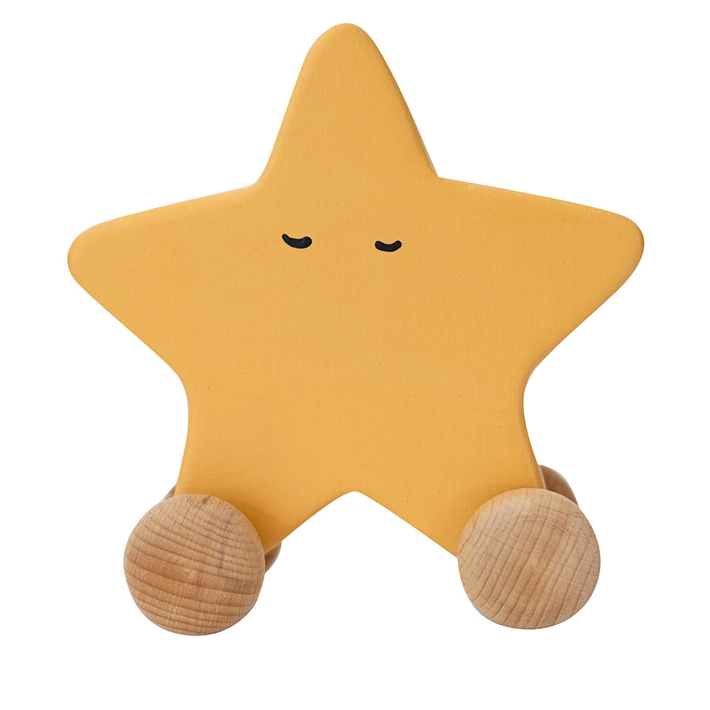 Birch and Bug Wooden Star Sky Roller Toy - Suitable for 6 months & above