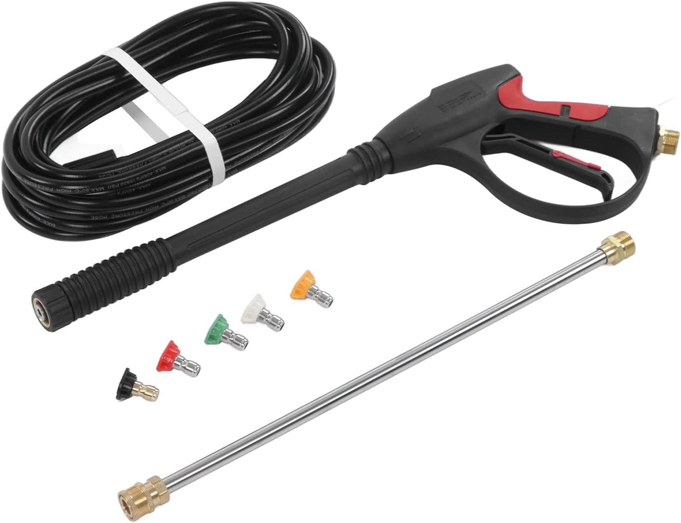 woobles Portable Pressure Washer - 4000PSI 5 Nozzle Tips