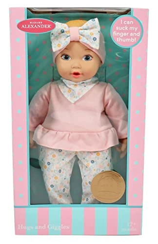 Hugs and Giggles Doll - 13 inches Light Skin Tone Ages 12 months+