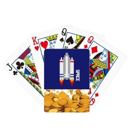 Space Ship Rocket - Bridge Size 52 Playing Cards