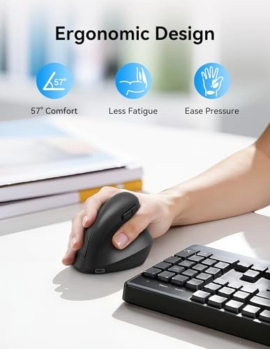 Ergonomic Mouse - 2.4G Bluetooth